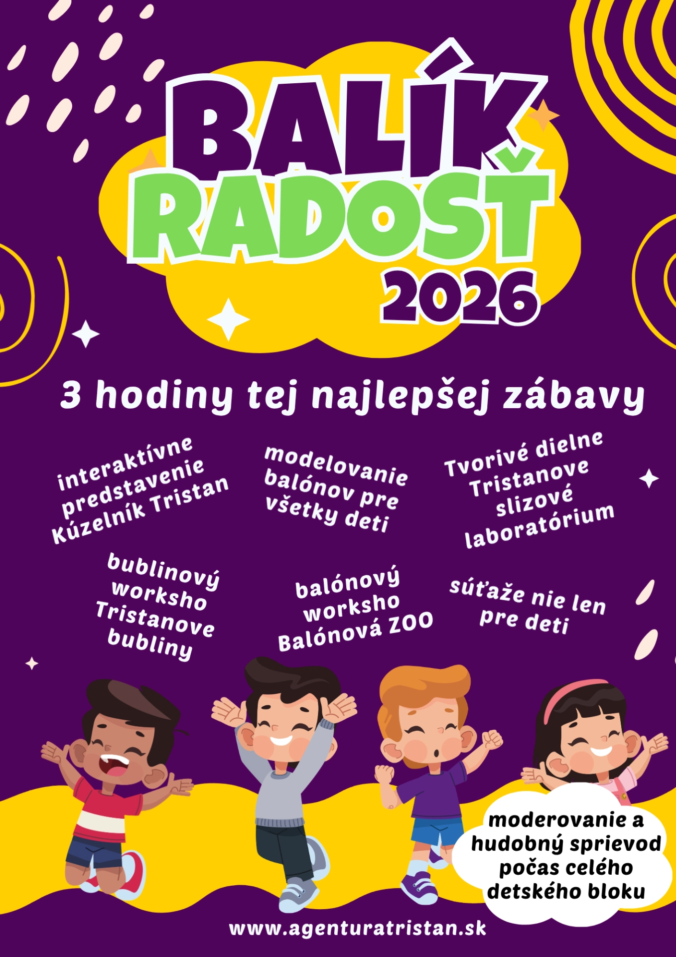 Balík RADOSŤ 2026 – kompletný detský program